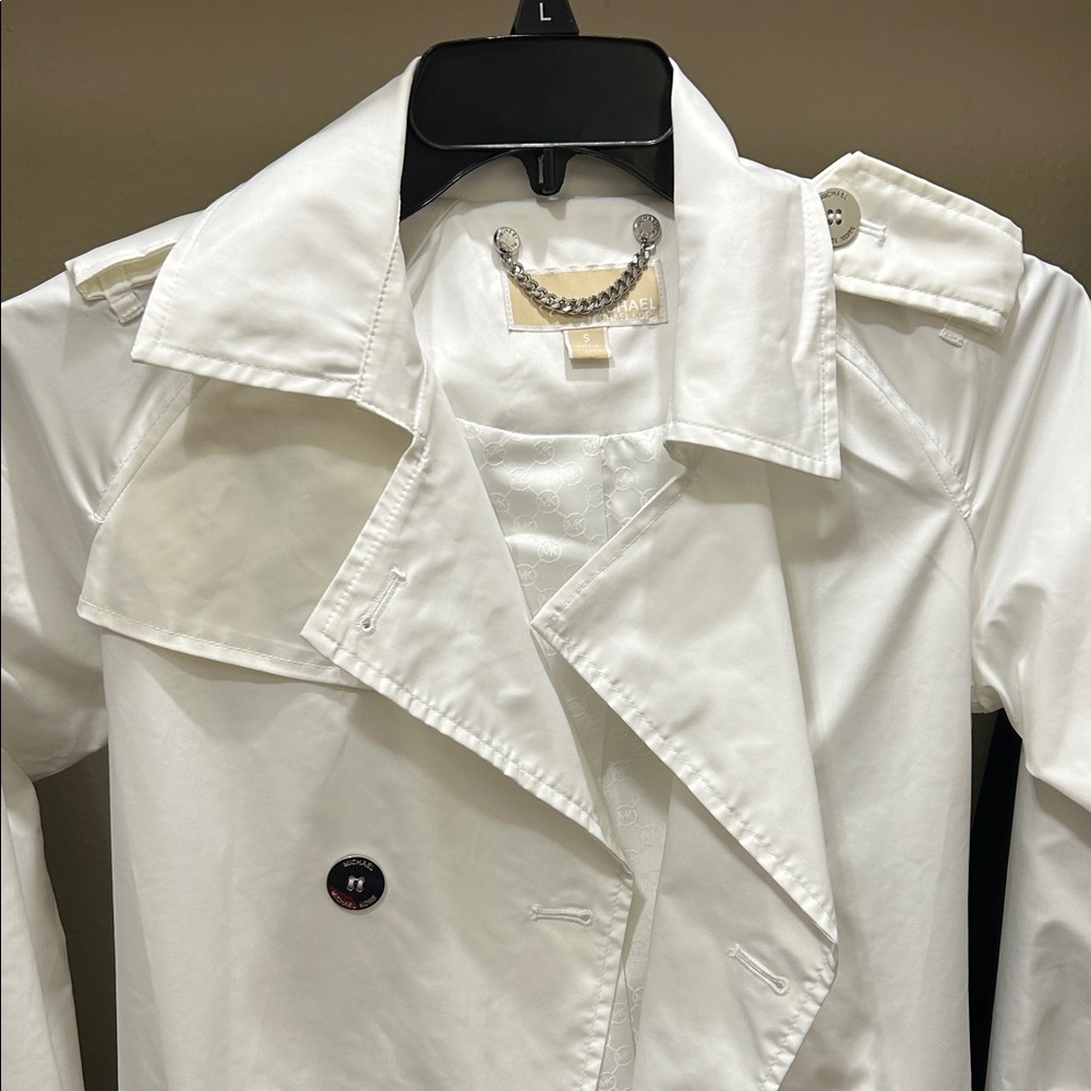 Michael Kors White Trench Coat